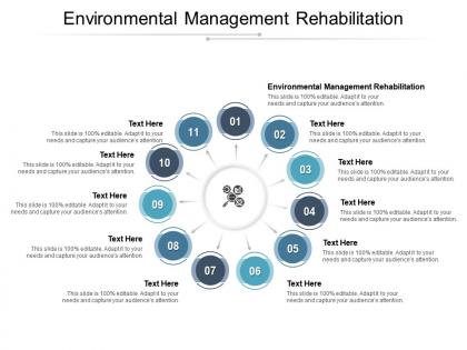 Environmental management rehabilitation ppt powerpoint presentation infographics cpb