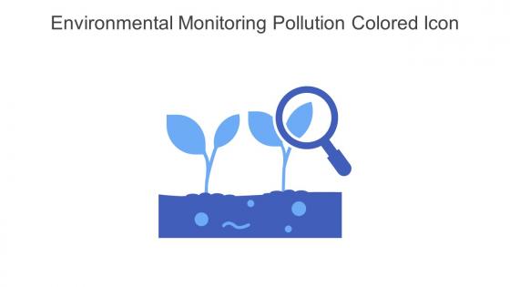 Environmental Monitoring Pollution Colored Icon In Powerpoint Pptx Png And Editable Eps Format