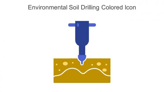 Environmental Soil Drilling Colored Icon In Powerpoint Pptx Png And Editable Eps Format