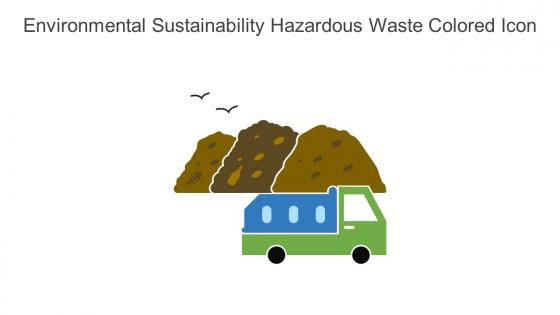 Environmental Sustainability Hazardous Waste Colored Icon In Powerpoint Pptx Png And Editable Eps Format