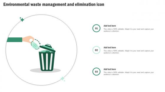Environmental Waste Management And Elimination Icon