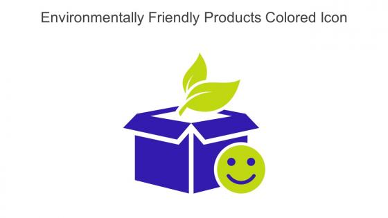 Environmentally Friendly Products Colored Icon In Powerpoint Pptx Png And Editable Eps Format