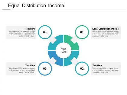 Equal distribution income ppt powerpoint presentation outline objects cpb