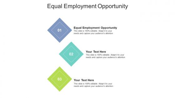 Equal employment opportunity ppt powerpoint presentation styles vector cpb