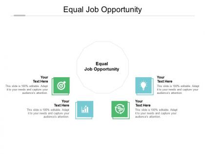 Equal job opportunity ppt powerpoint presentation gallery maker cpb