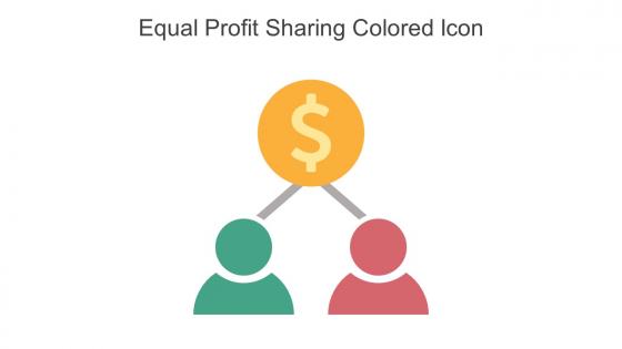 Equal Profit Sharing Colored Icon In Powerpoint Pptx Png And Editable Eps Format