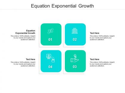 Equation exponential growth ppt powerpoint presentation infographics graphics template cpb