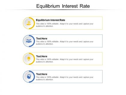 Equilibrium interest rate ppt powerpoint presentation show background cpb