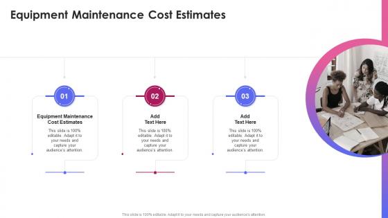 Equipment Maintenance Cost Estimates In Powerpoint And Google Slides Cpb