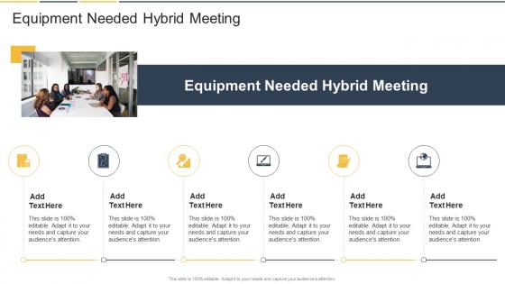 Equipment Needed Hybrid Meeting In Powerpoint And Google Slides Cpb