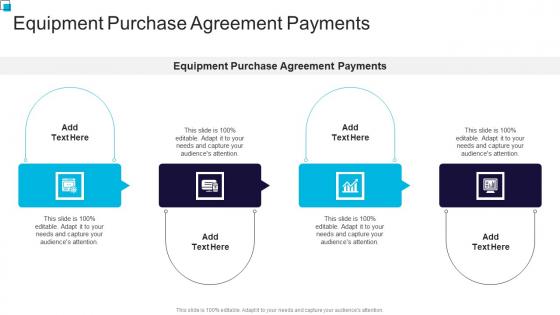 Equipment Purchase Agreement Payments In Powerpoint And Google Slides Cpb