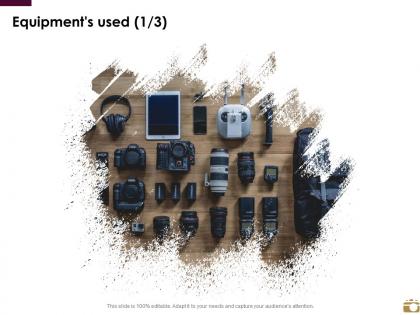 Equipments used technology ppt powerpoint presentation slides mockup