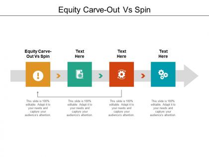 Equity carve out vs spin ppt powerpoint presentation model templates cpb