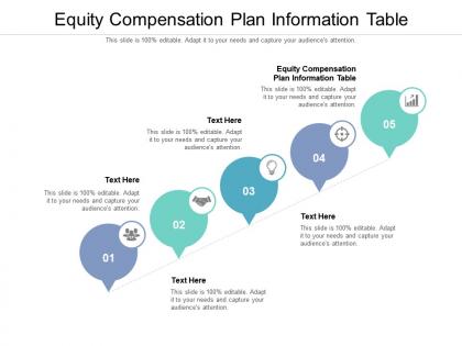 Equity compensation plan information table ppt powerpoint presentation slides background designs cpb