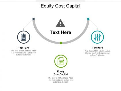 Equity cost capital ppt powerpoint presentation infographic template visual aids cpb