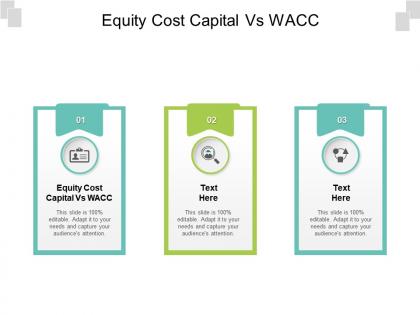 Equity cost capital vs wacc ppt powerpoint presentation model professional cpb