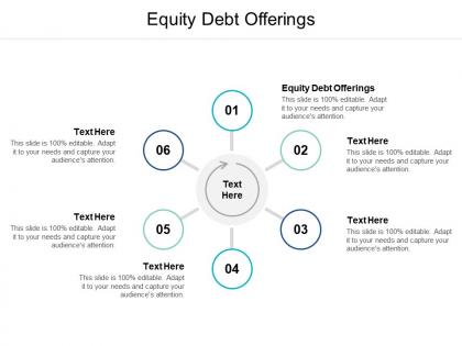 Equity debt offerings ppt powerpoint presentation portfolio objects cpb