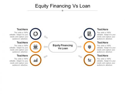 Equity financing vs loan ppt powerpoint presentation infographic template format cpb