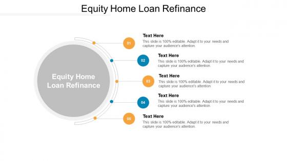 Equity home loan refinance ppt powerpoint presentation model guidelines cpb
