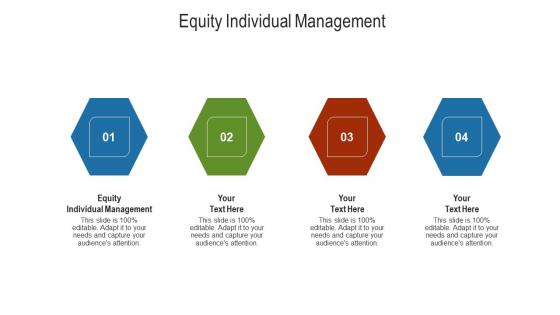 Equity individual management ppt powerpoint presentation icon shapes cpb