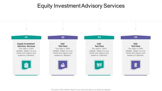 Equity Investment Advisory Services In Powerpoint And Google Slides Cpb