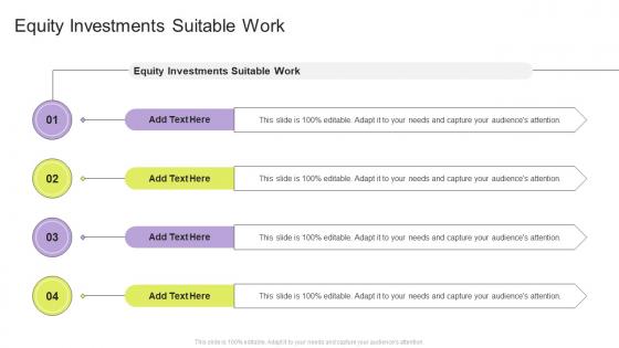 Equity Investments Suitable Work In Powerpoint And Google Slides Cpb