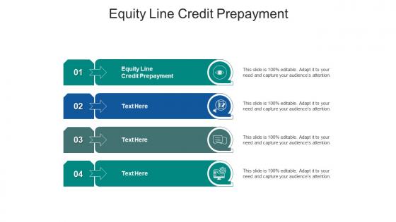 Equity line credit prepayment ppt powerpoint presentation infographics designs cpb