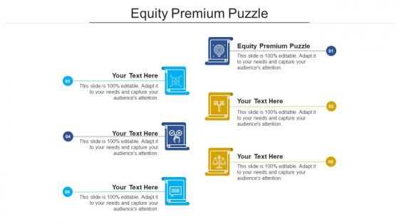 Equity premium puzzle ppt powerpoint presentation layouts graphics design cpb