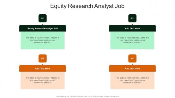 Equity Research Analyst Job In Powerpoint And Google Slides Cpb