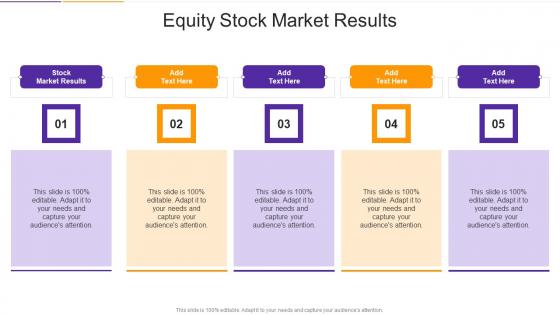 Equity Stock Market Results In Powerpoint And Google Slides Cpb