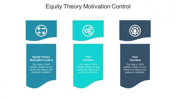 Equity theory motivation control ppt powerpoint presentation gallery visuals cpb