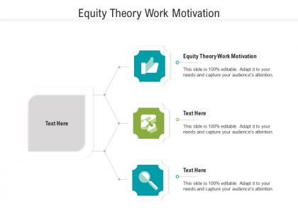 Equity theory work motivation ppt powerpoint presentation gallery infographic template cpb