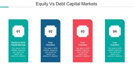 Equity Vs Debt Capital Markets Ppt Powerpoint Presentation Show Diagrams Cpb