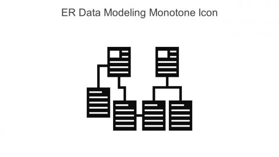 ER Data Modeling Monotone Icon In Powerpoint Pptx Png And Editable Eps Format