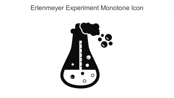Erlenmeyer Experiment Monotone Icon In Powerpoint Pptx Png And Editable Eps Format