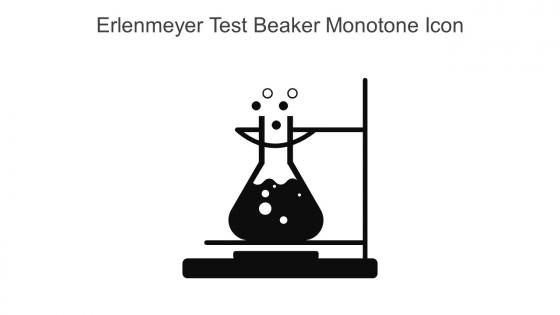 Erlenmeyer Test Beaker Monotone Icon In Powerpoint Pptx Png And Editable Eps Format