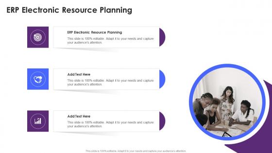 ERP Electronic Resource Planning In Powerpoint And Google Slides Cpb