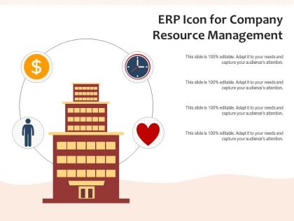 Erp icon for company resource management