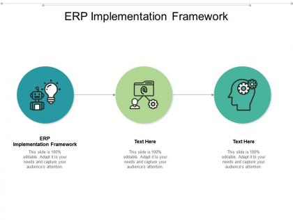 Erp implementation framework ppt powerpoint presentation styles mockup cpb