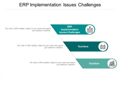 Erp implementation issues challenges ppt powerpoint presentation example 2015 cpb