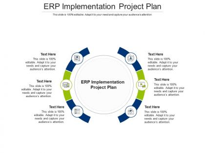 Erp implementation project plan ppt powerpoint presentation ideas sample cpb