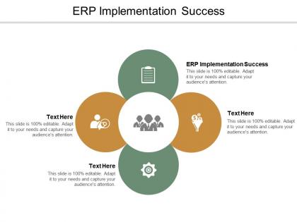 Erp implementation success ppt powerpoint presentation model background image cpb