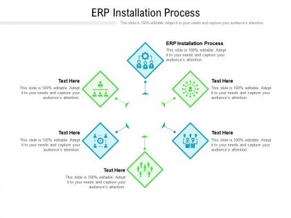 Erp installation process ppt powerpoint presentation professional slide download cpb