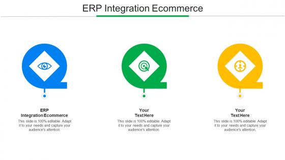 ERP Integration Ecommerce Ppt Powerpoint Presentation Infographics Topics Cpb