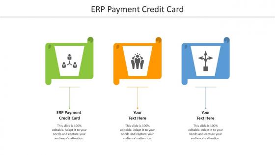 Erp payment credit card ppt powerpoint presentation summary deck cpb