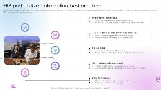 ERP Post Go Live Optimization Best Practices
