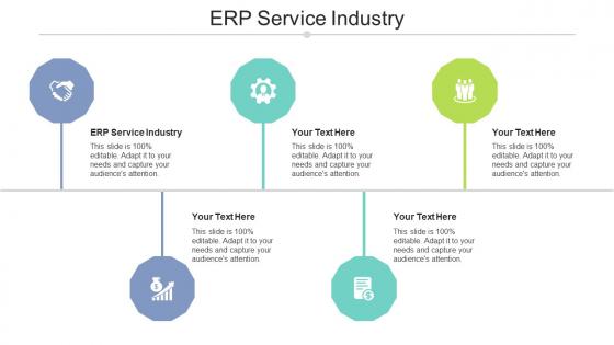 Erp service industry ppt powerpoint presentation portfolio graphics design cpb