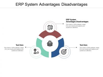 Erp system advantages disadvantages ppt powerpoint presentation cpb