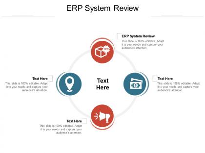 Erp system review ppt powerpoint presentation model design templates cpb