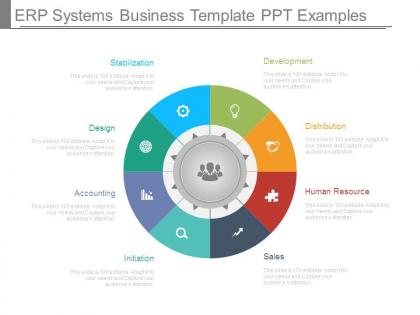Erp systems business template ppt examples